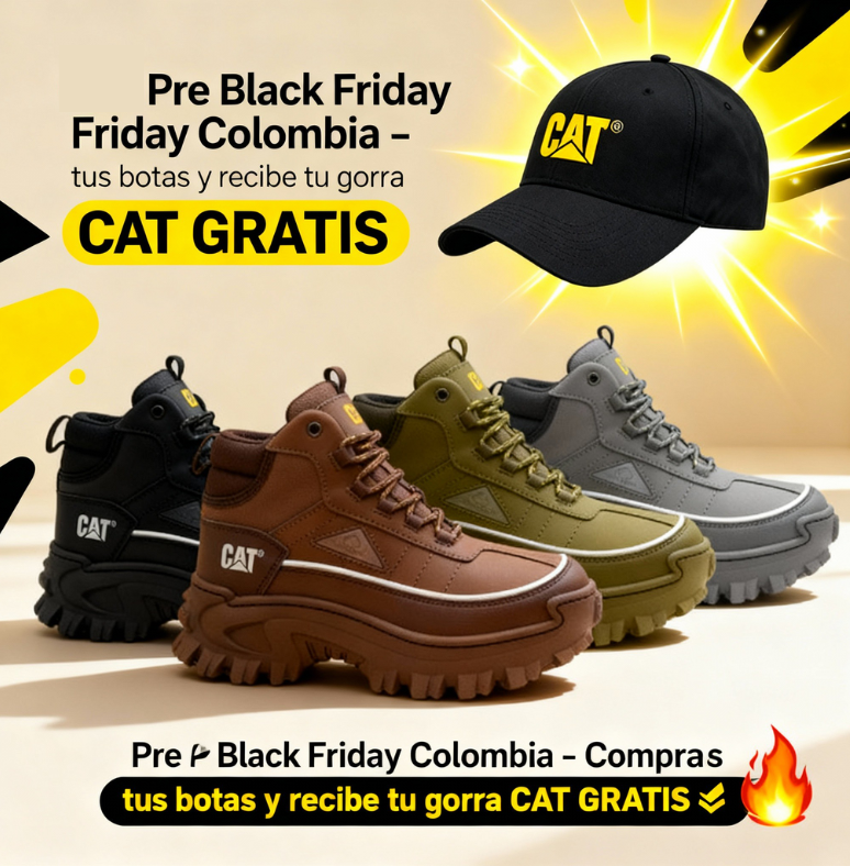 Kit Aventura CAT: Bota + Gorra Exclusiva de Regalo