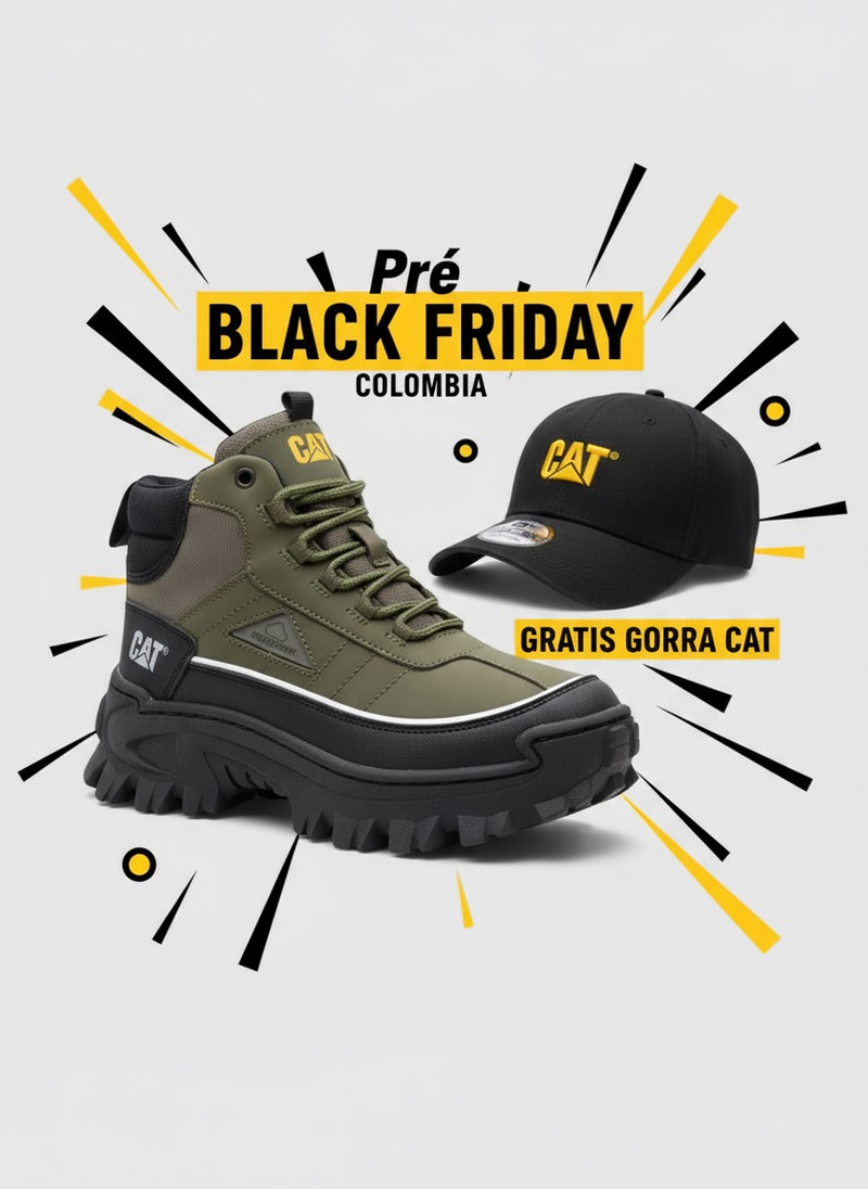 Kit Aventura CAT: Bota + Gorra Exclusiva de Regalo